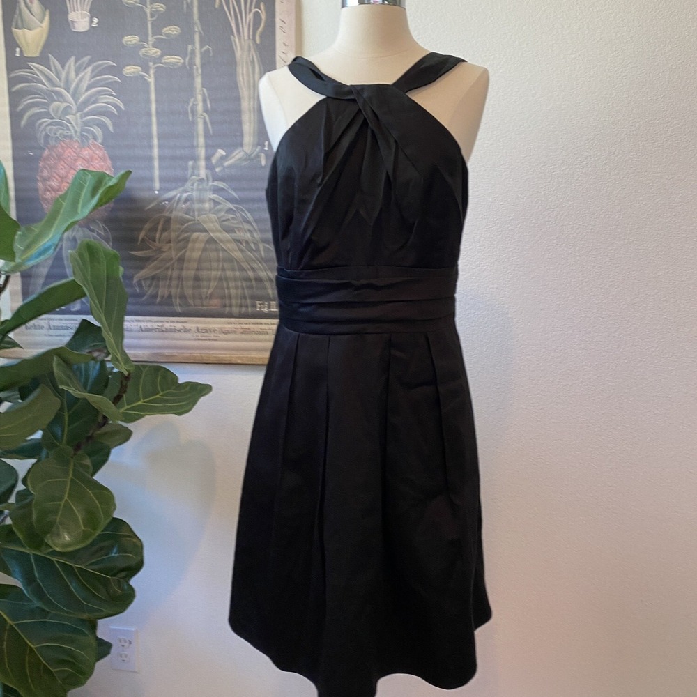 David's Bridal Cocktail Dress Black Sleeveless Party Size 10 Retail‎ $139 NWT